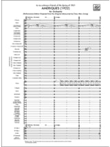 Amériques 1922 - Edgard Varese - Partition - Grand format